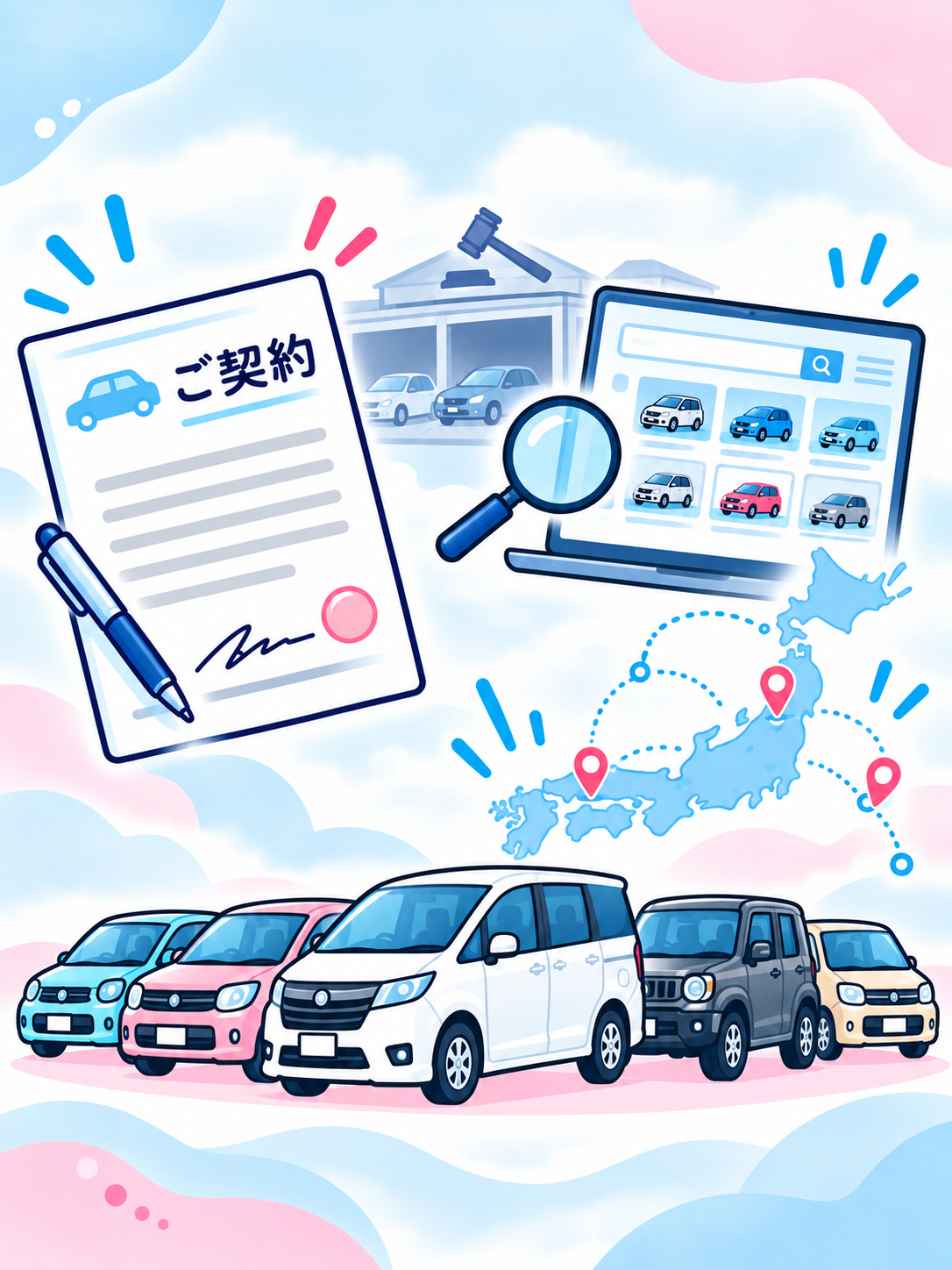 ご契約・ご希望に合うお車探し