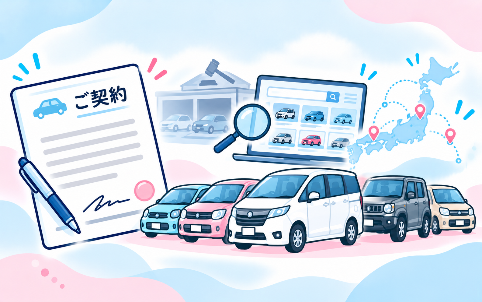ご契約・ご希望に合うお車探し